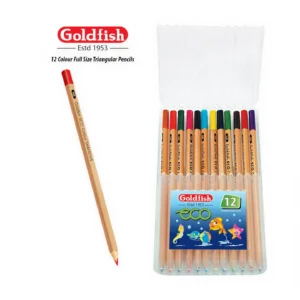 Goldfish 12 Color ECO Triangular Pencils