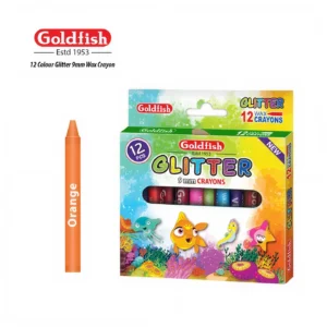Goldfish 12 Glitter Crayon