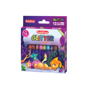 Goldfish 12 Glitter Crayon