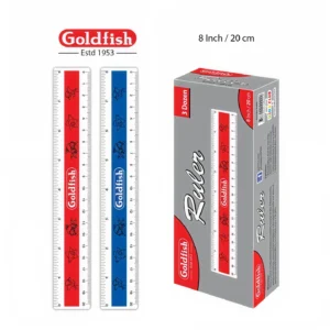 Goldfish Transparent Ruler (8 Inch)