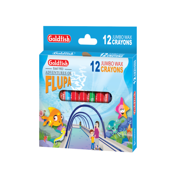 Goldfish 12 Jumbo Crayon