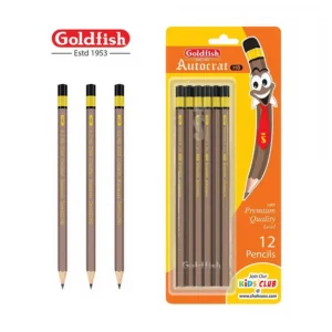 Goldfish Autocrat 12 Pcs HB Pencils Blister Pack