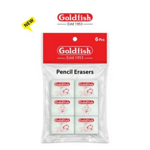 Goldfish Pencil Eraser 06 pcs BOPP