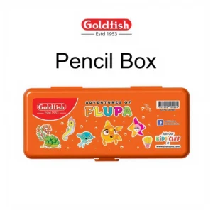 Goldfish Plastic Empty Fluorescent Color Pencil Box