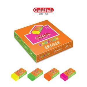 Goldfish Raushan Pencil Eraser 36 pcs Box