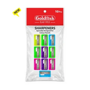 Goldfish Single Screw Pencil Sharpener 10 pcs BOPP